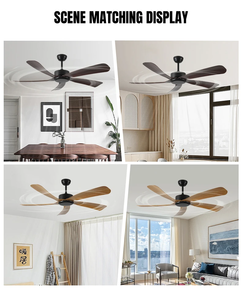 Fans DC Inch Low Price Small Smart Spare Led Motor Remote Rotating Commercial Orient Control Best  52 Ceiling Fan Fan