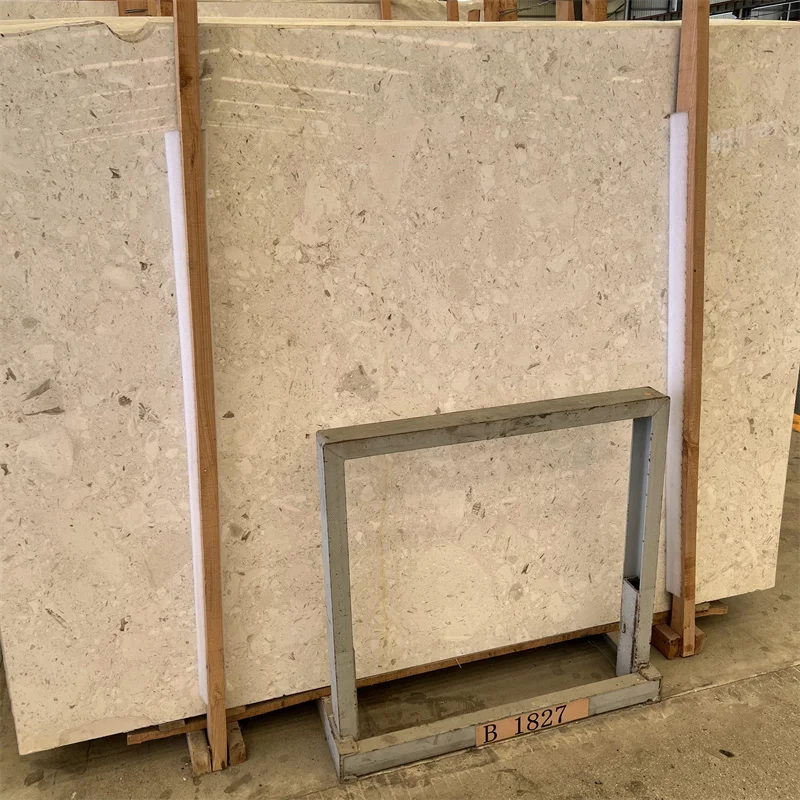 Съвременни португалски бежови варовикови облицовки за външни стени на вили, хотели и църкви – матова повърхност