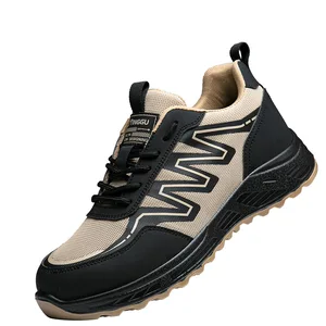 Lightweight and Breathable Steel Toe Cap Work Shoes Anti-Crush Anti-Puncture Safety Protective Labor Factory Protection Shoes