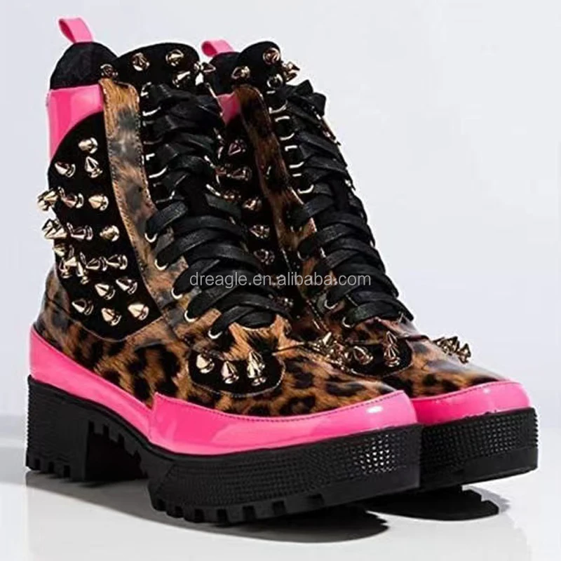Botas Militares Altas Plataforma Negras - PERA LIMONERA