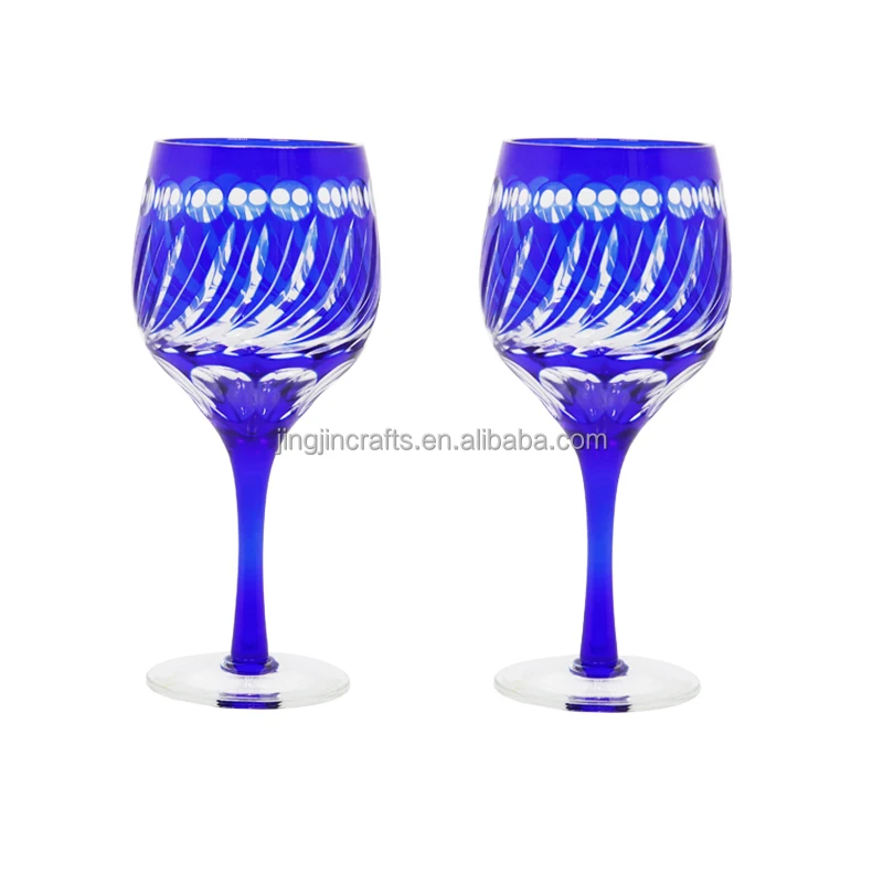 Hand Blown Champagne Glass 8 Oz Premium Stemmed Champagne Glasses ...