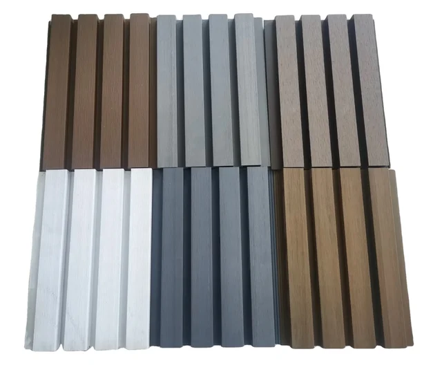 Wood Plastic Composite Wall Panel Co-Extrusion Covering Outdoor Wooden Cladding for Decoration