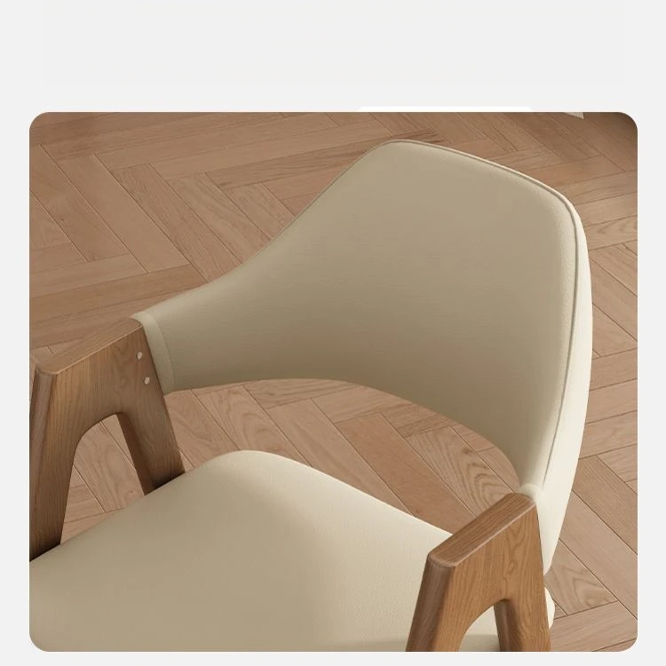 Scandinavian Solid Wood Backrest Chair Home Fashion Creative Dining ...