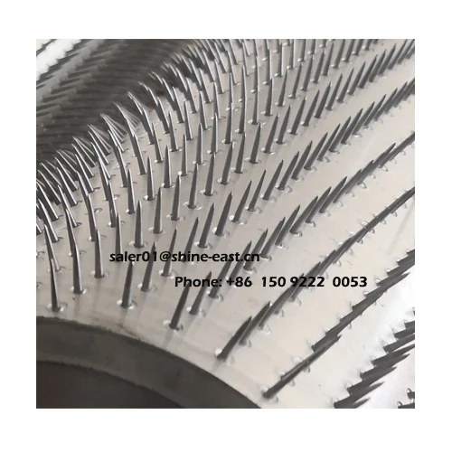 Shine East Heating Perforation Roller Rotary Pinned Punching Roller Cold Perforation Shaft