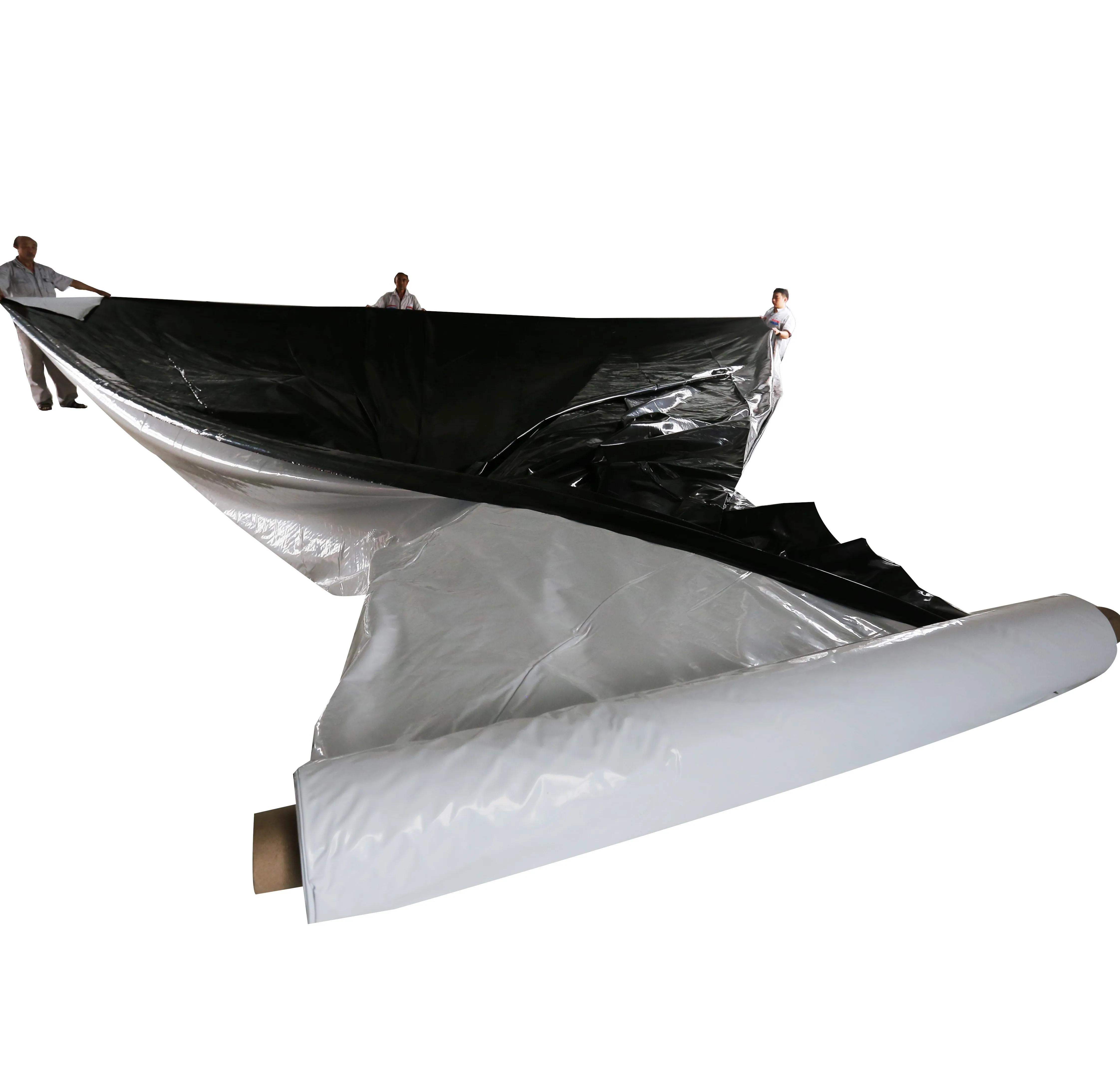thumbnail image 2 of Farm Plastic Supply 5 Mil Black/White Silage Tarp – Heavy-Duty Polyethylene Sheeting 2 of 6