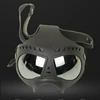 Casco de perro negro