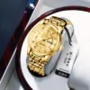 936 Gold Case Gold Face Steel Strap