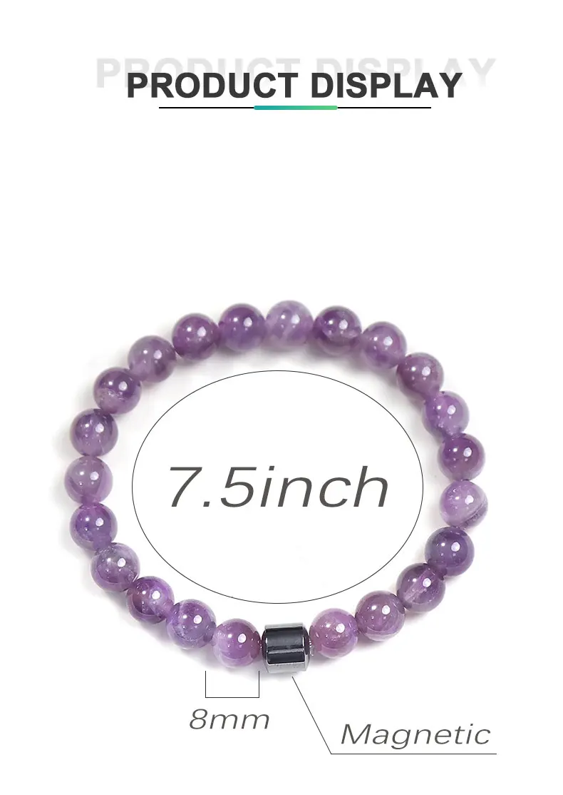 Rockyu Men's Black Onyx Constellation Bracelet – 12 Zodiac Beads, Stretch Fit, 8mm - View #2