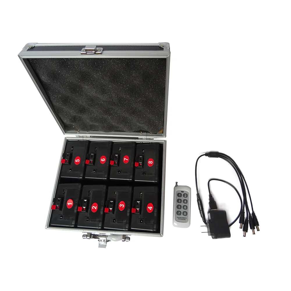 Channel Cold Pyro Electric Igniters Base Rotate Swing Wheel Wireless