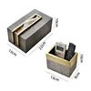Advanced gray tissue box storage box other color single note
