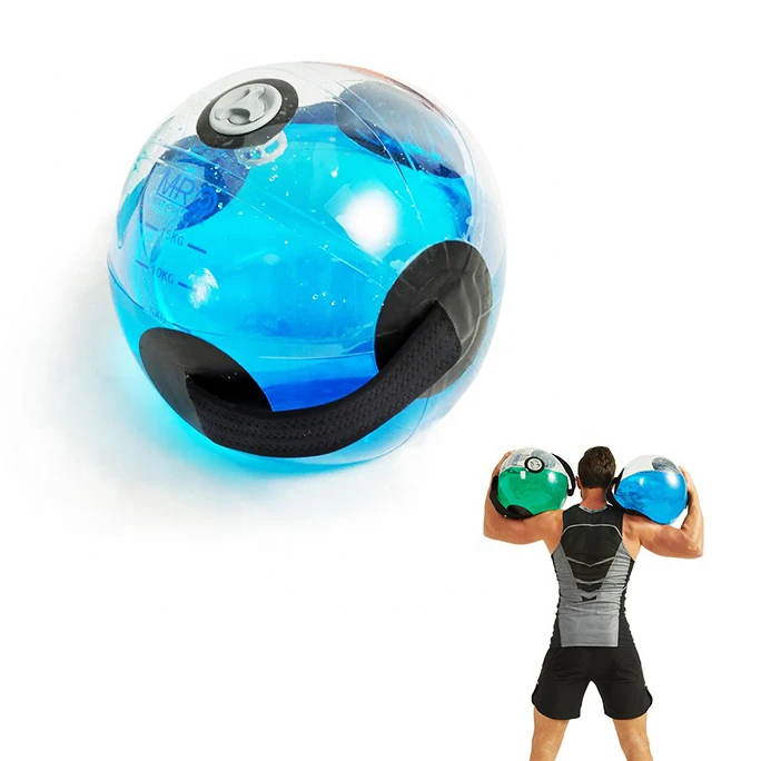 Aqua Ball Portable Water Weight Training Sphere - Adjustable Weight, Shoulder Relief, PVC Material