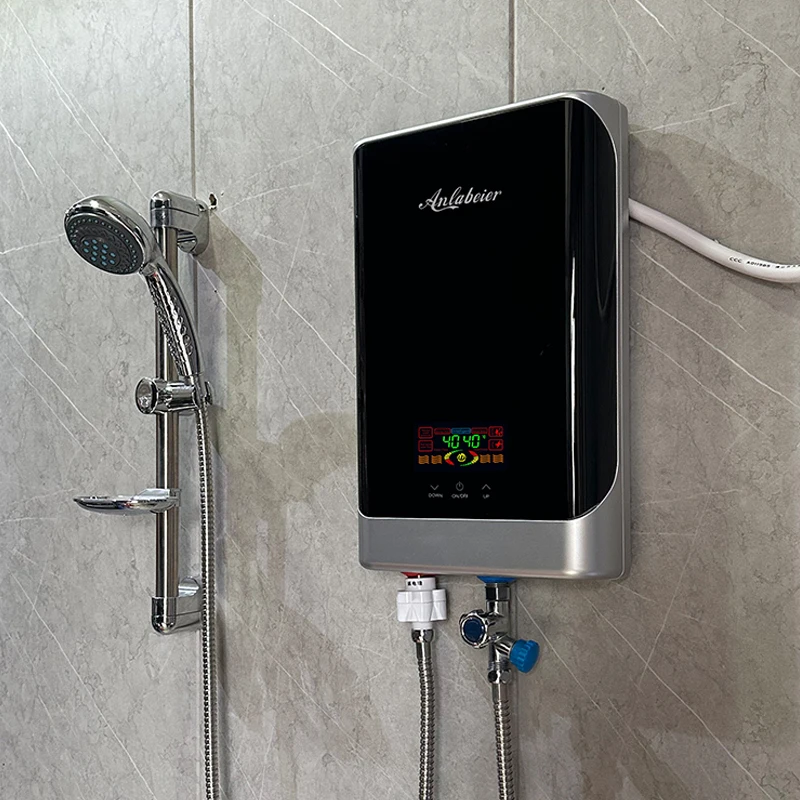 Source 3kw mini portable bath shower kitchen home appliance abs panel  material electric instant water heater on m.alibaba.com