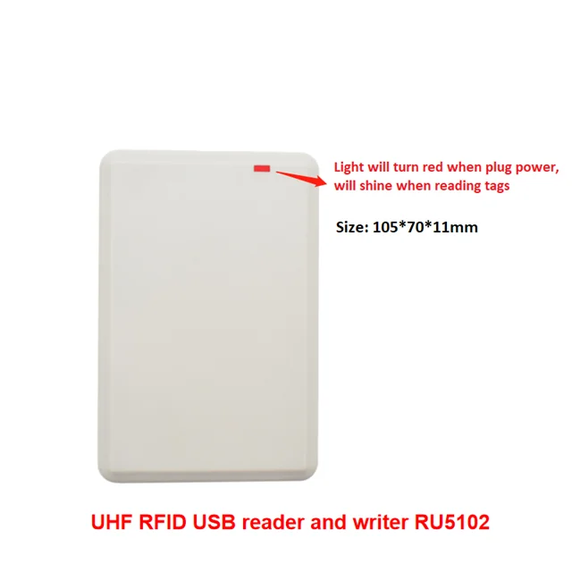 860 МГц ~ 960 МГц USB UHF RFID ридер записывающее устройство 6C RFID Клавиатура копировальный аппарат EPC GEN2 10 см-1 м rfid ридер Android free SDK