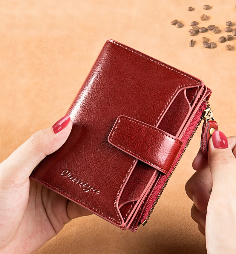 Womens RFID Blocking Small Compact Bifold Luxury Genuine Leather Pocket  Wallet Ladies Mini Purse with ID Window - China Wallets and Card Holders  price | Made-in-China.com