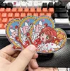 Custom glitter stickers example K