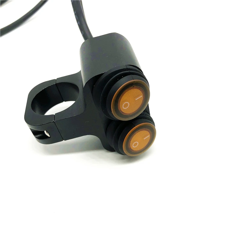 12v On-off Waterproof Aluminium Alloy Motorcycle Handlebar Fog Light Switch