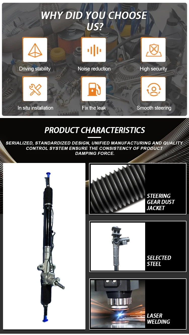 Auto Round Power Steering Rack Steering Gear Box 4410a026 Car Steering