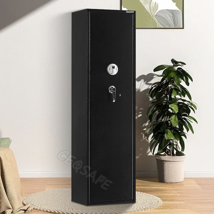 CEQSAFE American New Style Fireproof Storage Boxes Metal Biometric Gun Safe Cabinet for Sale