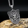 Steel-colored pendant