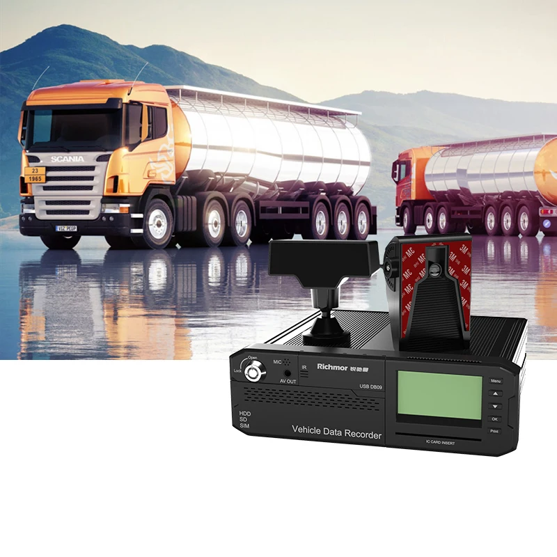 Smart AI MDVR GPS 3G 4G WIFI Mobile DVR with Face ID Fatigue Detection ADAS BSD DSM for Intelligent Car Truck Camera AHD Format
