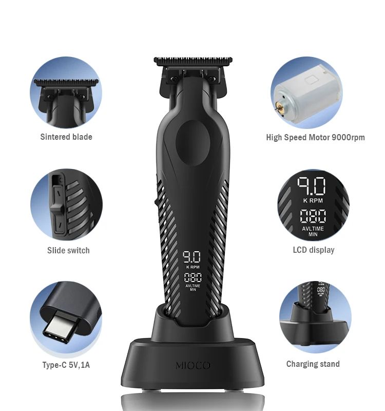 MIOCO M9618&9616 Professional Hair Clipper Set - 9000rpm
