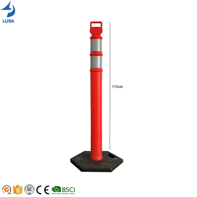 New Roadway Safety Delineator Warn Pole Road Safety Bollard Stand ...