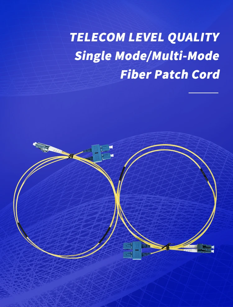 Simplex Optical Fiber Patch Cords Sc Upc To Fc Upc Customized Fiber