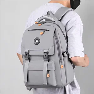 OMASKA Custom Logo Teenagers Laptop Backpack Large Capacity Men 17 Inch Student School Bag