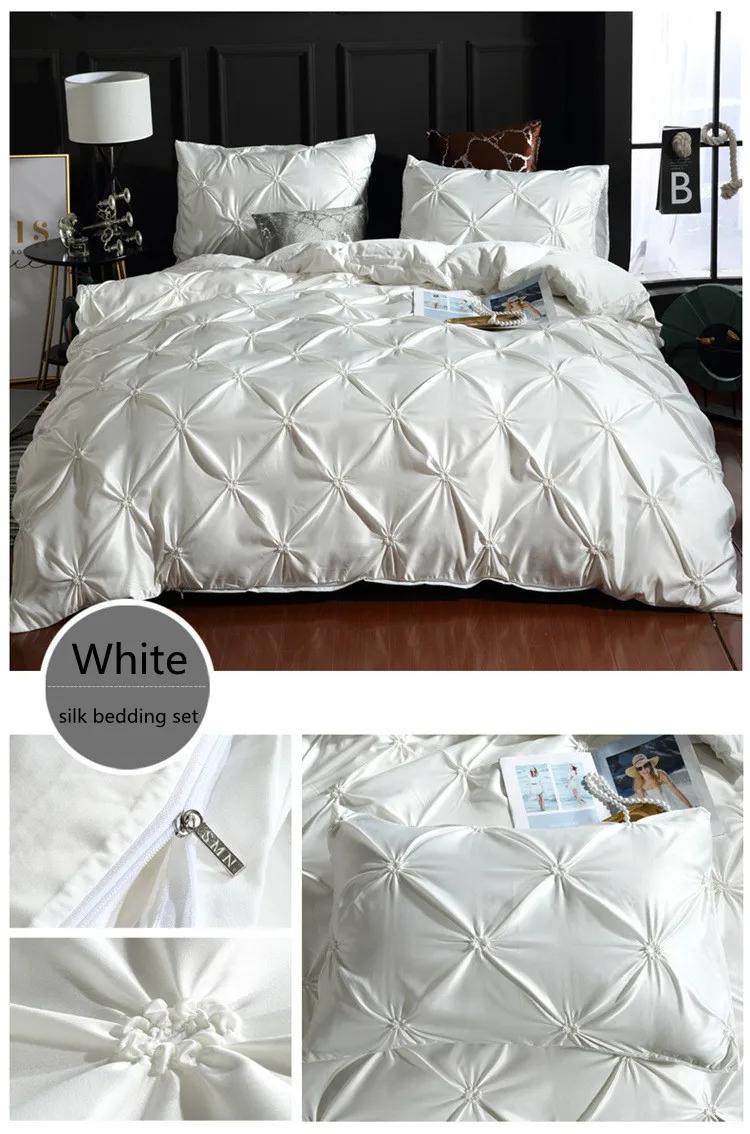 Home Textile Summer Sheets Silk Bed Set,Designers Super King Size Silk Bedsheets Bed Set/ Buy