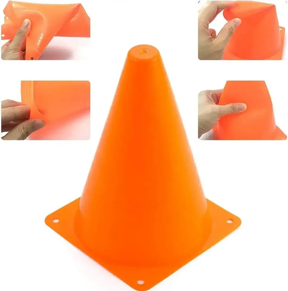 product multicolor plastic sports equipment for football  soccer training obstacle roadblock agility hurdles and field marker cones-4