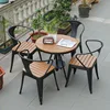 Diameter 55 a table four chairs