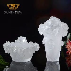 SAINT-VIEW European Rose Luxury Bakhoor Burner Wedding Ceremony Dubai Handicrafts Jar Decoration Ramadan