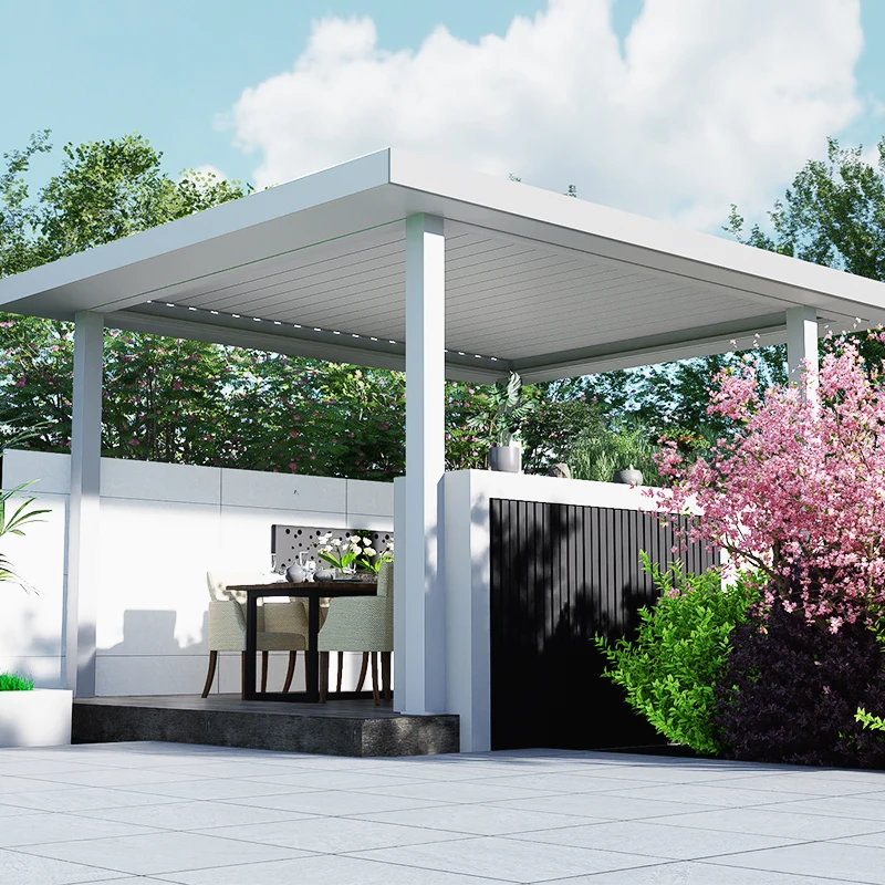 Factory Price Over Pool Summer Veranda From Pavilion Blinds Shades Shutters Pergola