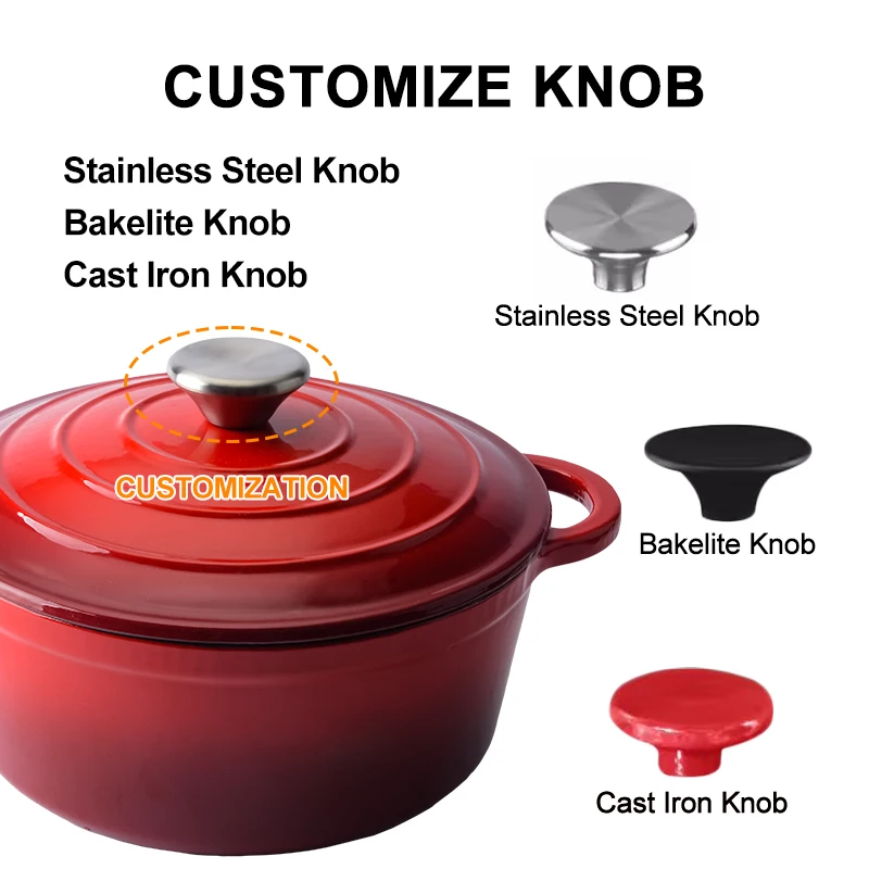 Alibaba.com: Custom Logo Round Cookware Set, Enamel Casserole, Cast ...