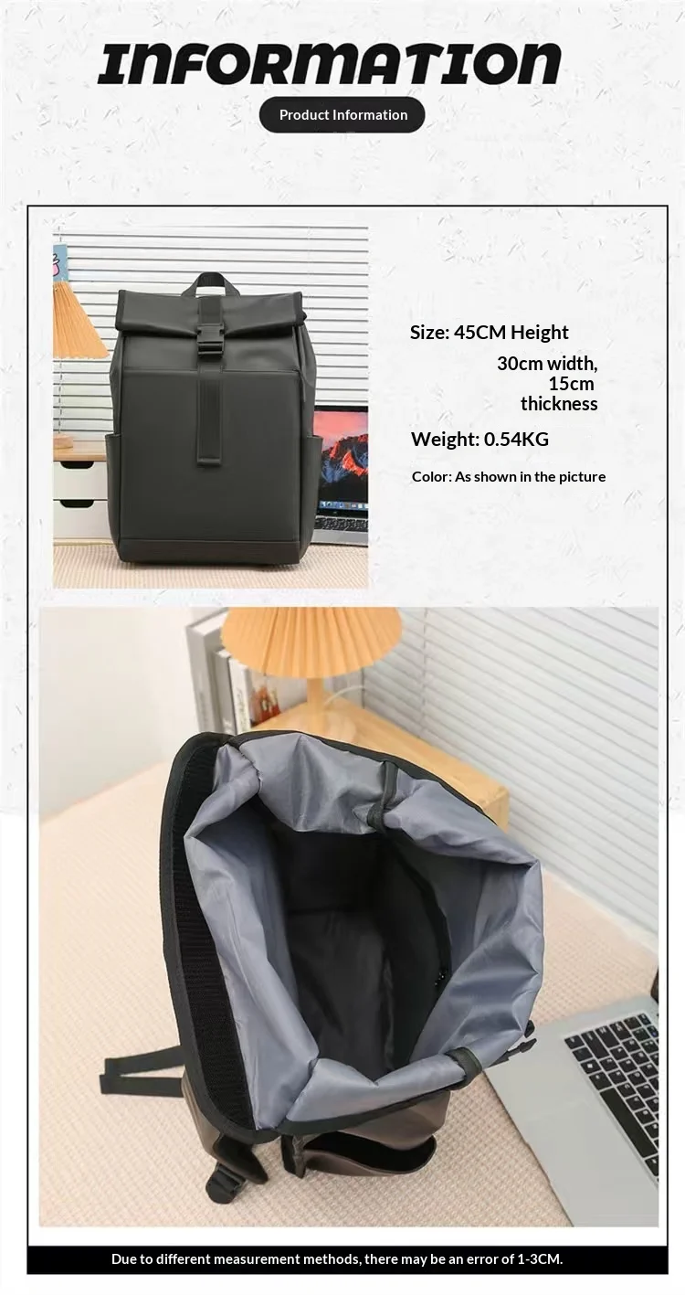 Leisure Large Capacity Backpack, Computer Bag, Travel Bag, Student Backpack, Enterprise Customized logo preview 5