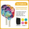 Oil painting Design (two paddles  + 4 balls + a package)