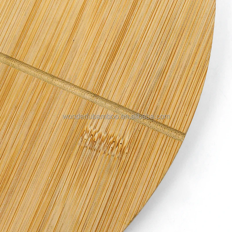 WDF New Design Custom Wooden Piza Peel Plate Live Edge Cutting Board Durable BambooPizza Peel For Cooking manufacture