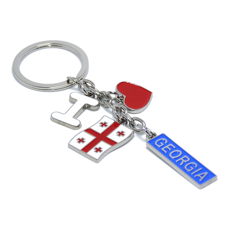 I LOVE NEW ORLEANS Charm Keyring key ring Creative key chain tourist  souvenirs Keychain key chain