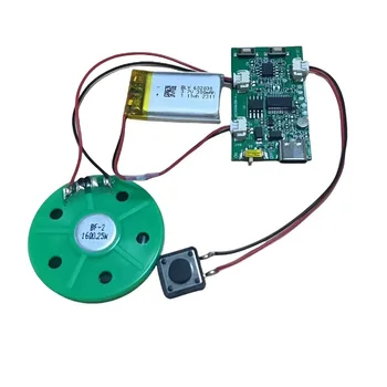 Accept Product Design Custom PCB Design USB recording audio recording movement Music Movement with speaker for box