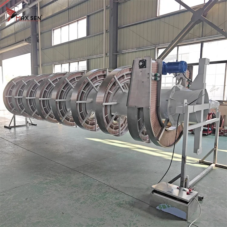Maxsen Conveyor System Logistic Screw Conveyor Spiral Lifting Vertical Conveyor for Cargoes Transportation