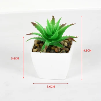 Home decor green plants artificial succulents bonsai decorative mini artificial potted plants succulents