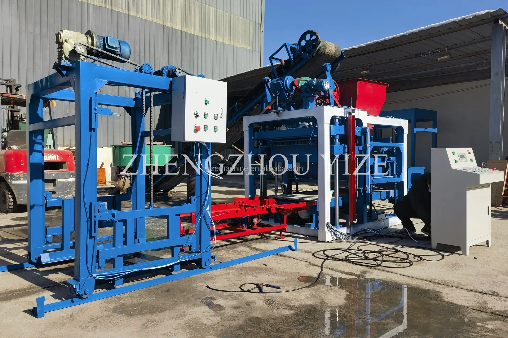 Large Machine Blocks Large Full Automatic Clay Blocks and Bricks Making Machine South Africa ...