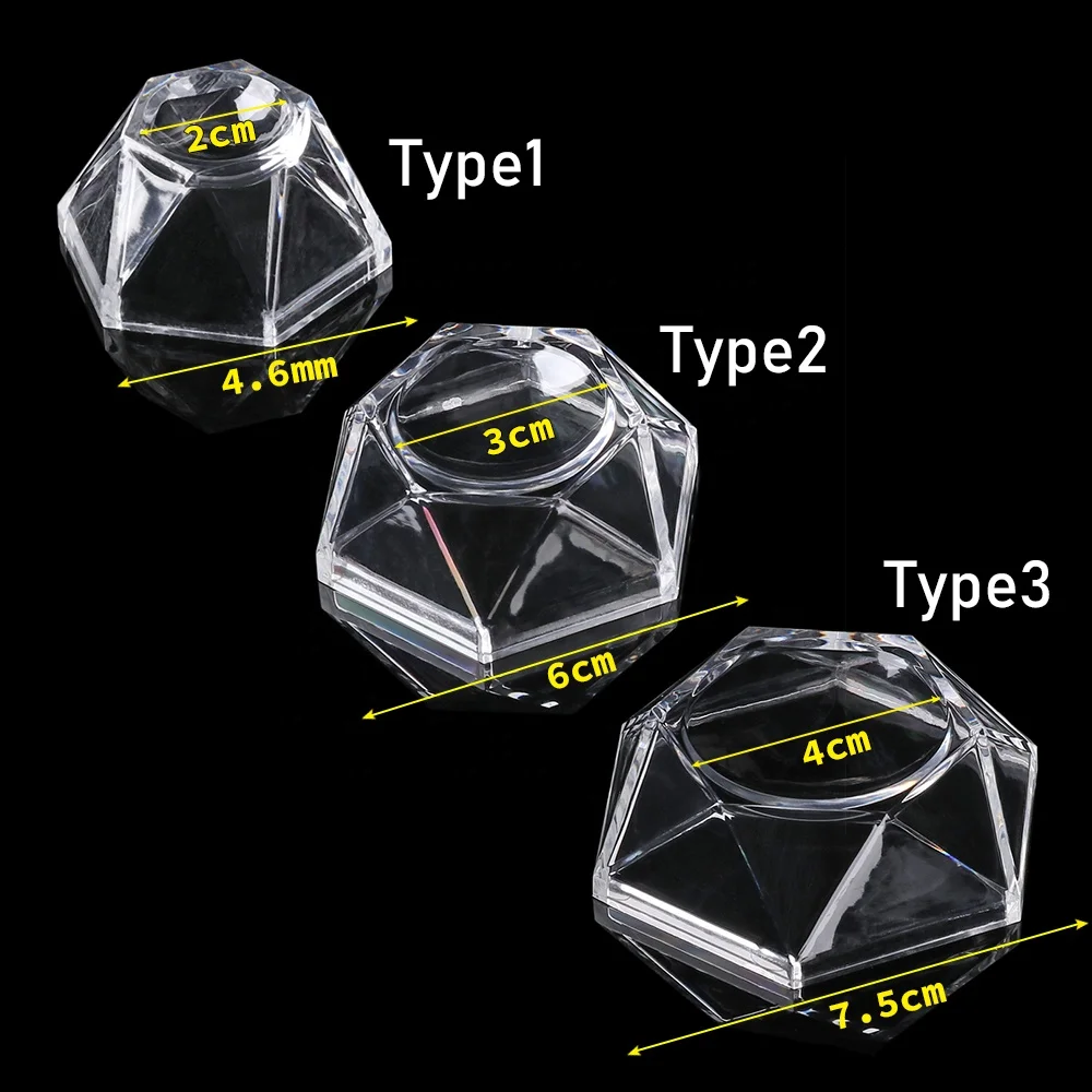 Display Stand Quartz Sphere Holder Transparent Pedestal Crystal Ball Base 