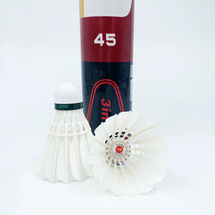 High Quality Factory Supply Super Grade Goose Feather 3in1 Outdoor Badminton Shuttlecock Durable