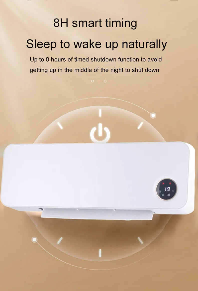 Electric Fan, Portable, PTC, Wall - detail 16
