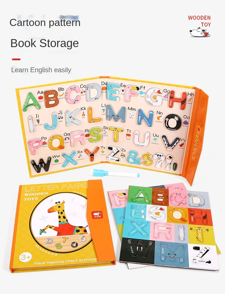 26 English Alphabet Early Paper Educational Toy Learning Cognition