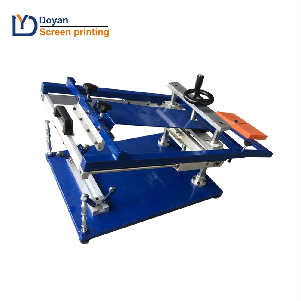 手動湾曲シルクスクリーン印刷機 手動スクリーン印刷機 4色 360度回転 シルクスクリーン DIY印刷ツール