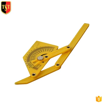 Round Head 180 Degree Protractor Angle Finder Rotary Measuring Ruler Machinist Tool Craftsman