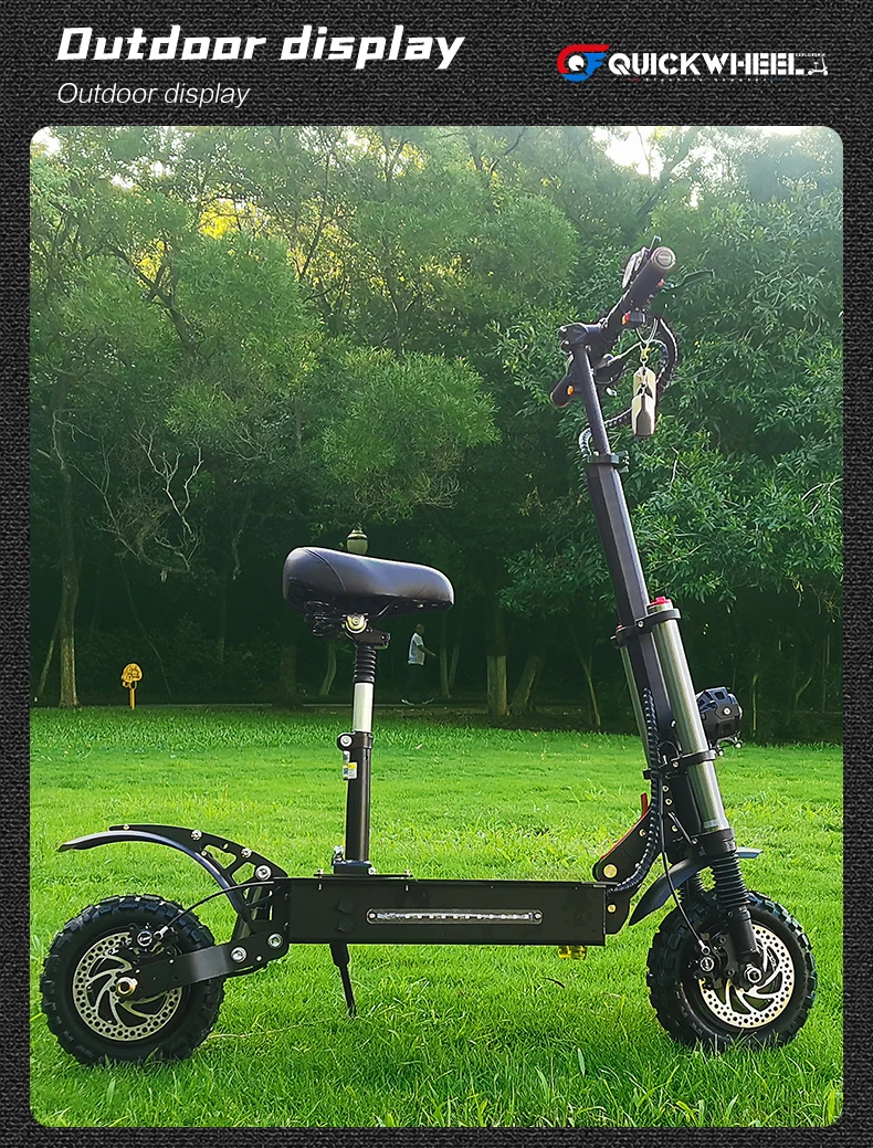 Eu Warehouse Chinese Scooter Manufacturers 6000W 85KM Speed Folding Dual Motor Electric Scooter Adult