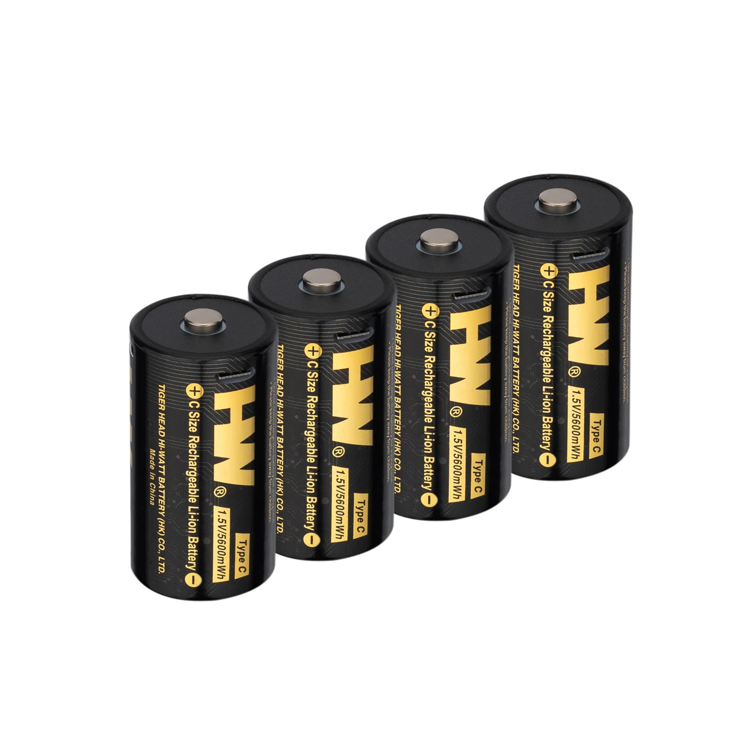 1.5V 5600mWh C Size Rechargeable Battery 